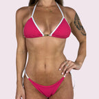 Biquíni Abu Dhabi Magenta com Branco