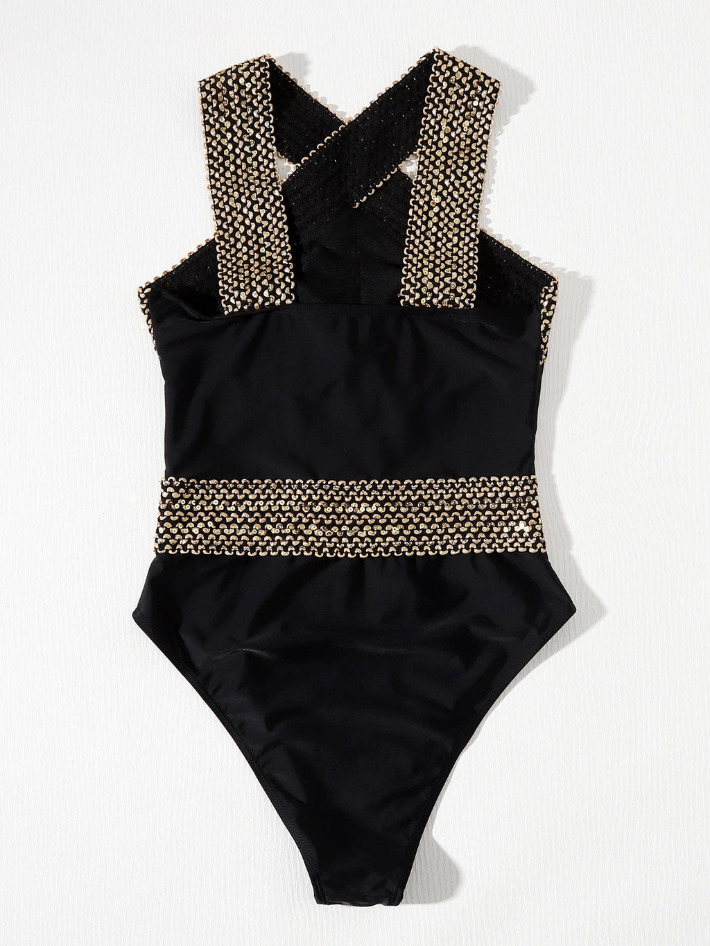 Maiô Feminino Elegante Frente Única com Bordado