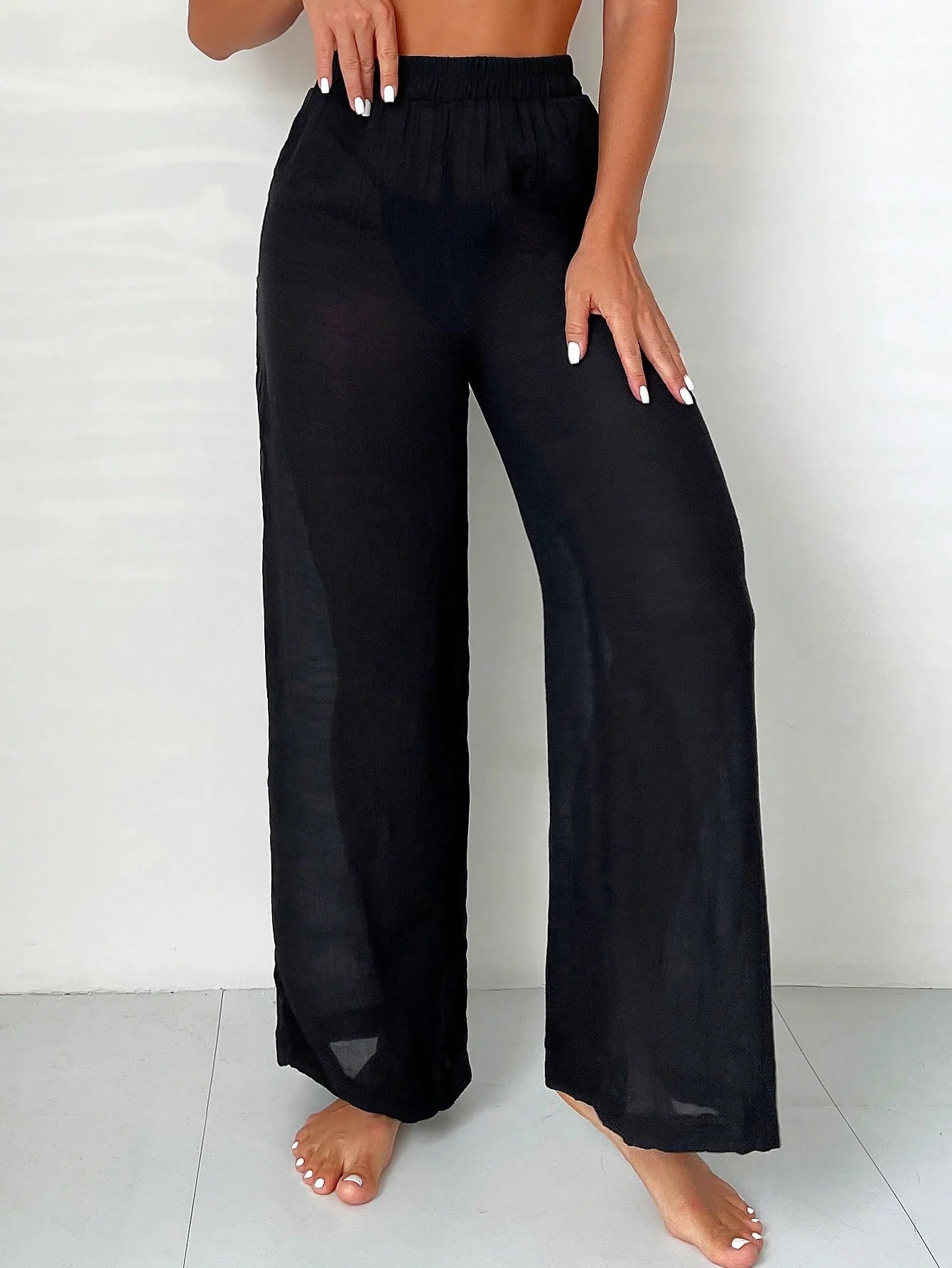 Saída de Praia Calça Pantalona