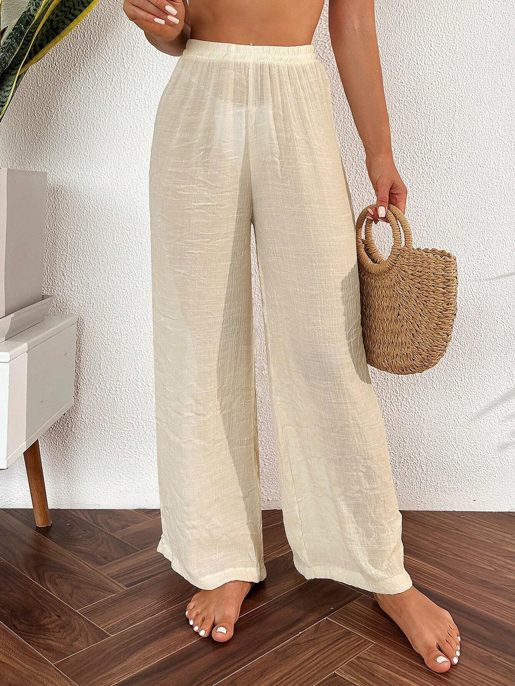 Saída de Praia Calça Pantalona