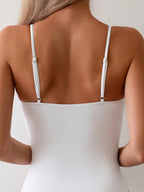 Maiô Feminino com Bojo e Alças Finas Decote U