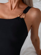 Maiô Feminino Assimétrico Uma Alça