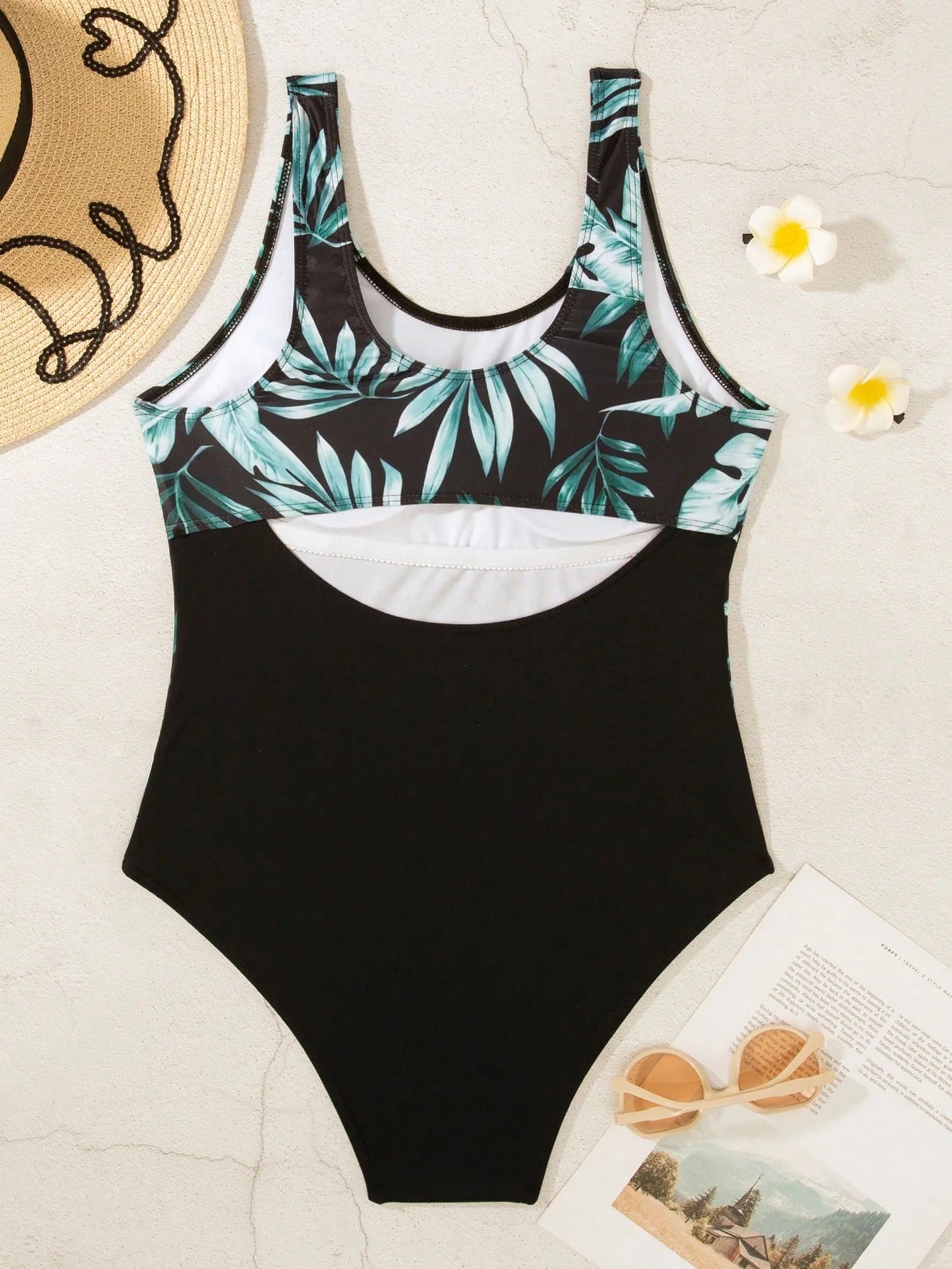 Maiô Hidroginástica Natação Feminino com Estampa