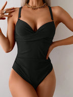 Maiô com Bojo Disfarça Barriga Costas Cruzada