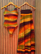 Kit Maiô Feminino + Saia Saída De Praia