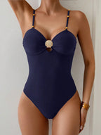 Maiô com Bojo Feminino Detalhe de Concha