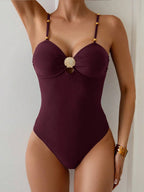 Maiô com Bojo Feminino Detalhe de Concha