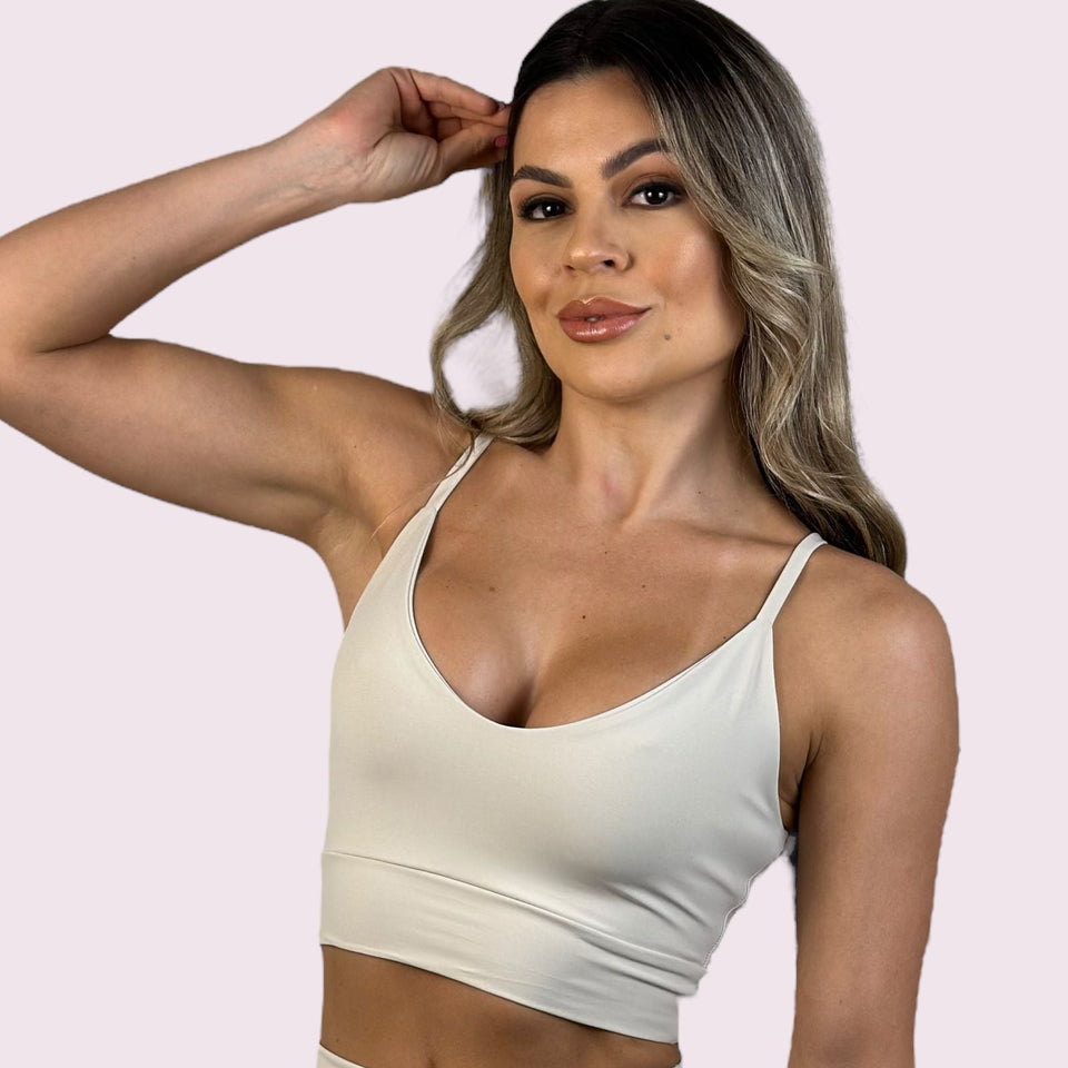 Top Cintia Suplex Off White