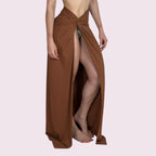 Saia de Praia Nó Terracota