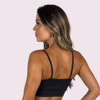 Top Isa Suplex Preto com Shallow Preto