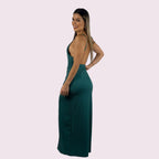 Saia de Praia Nó Texturizado Verde