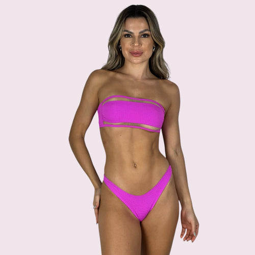 Biquíni Algarve Dots Fúcsia