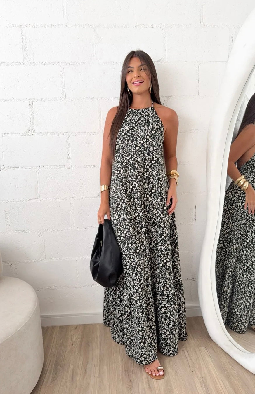Vestido Longo Floral