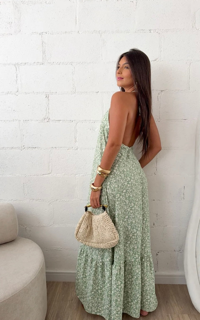 Vestido Longo Floral