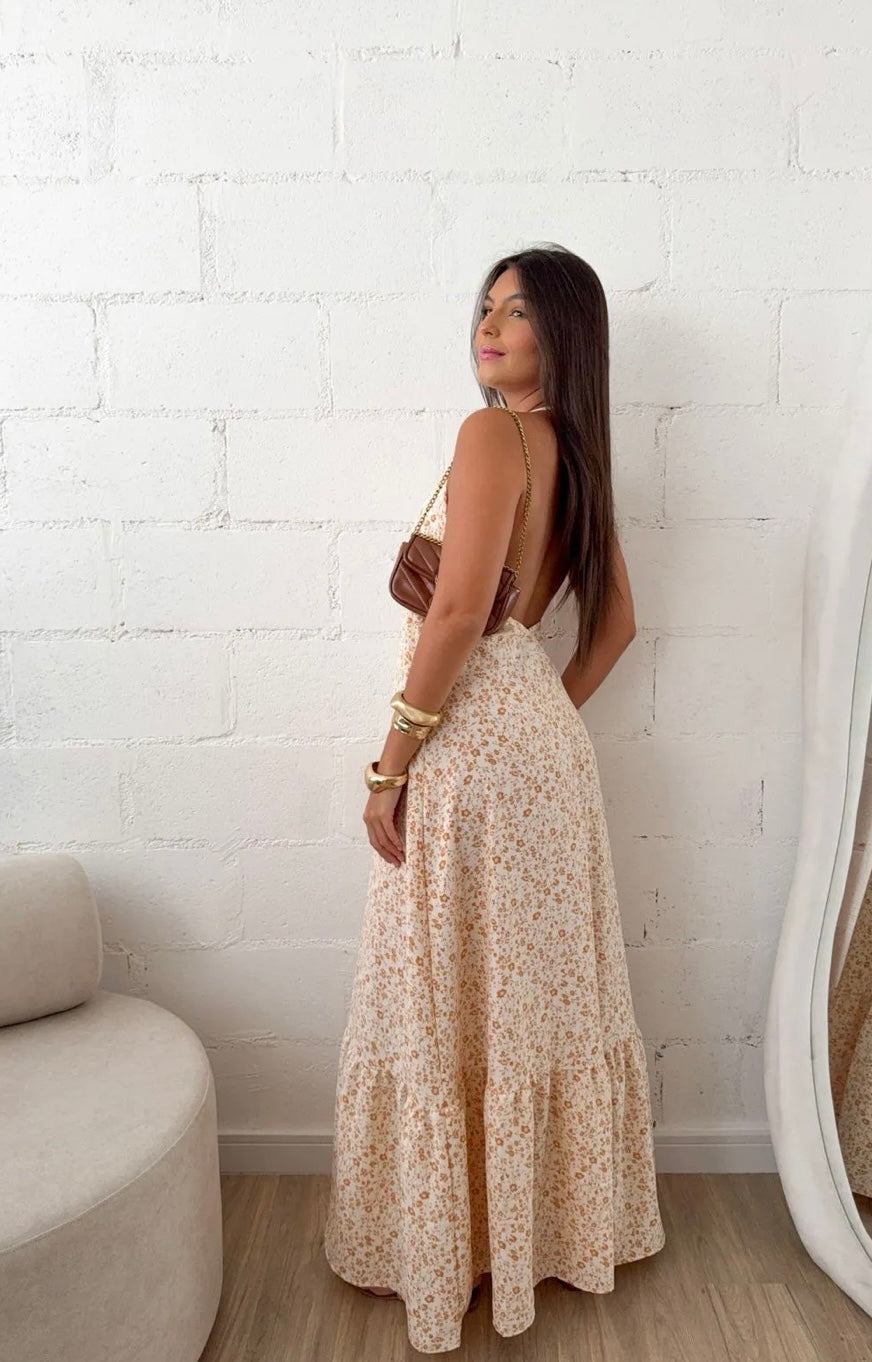 Vestido Longo Floral