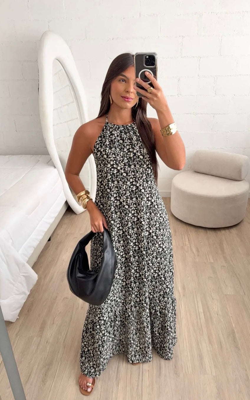 Vestido Longo Floral