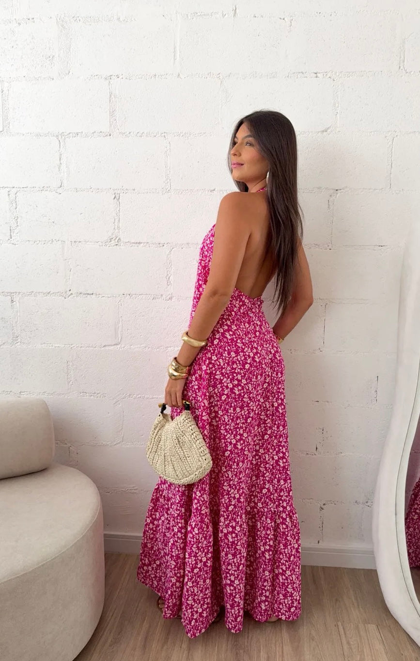 Vestido Longo Floral