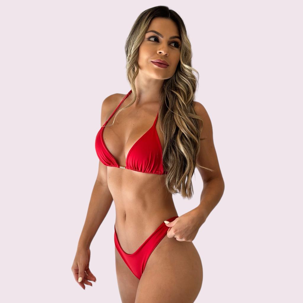Biquíni Lusiana Vermelho