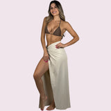 Saia de Praia Nó Off-White