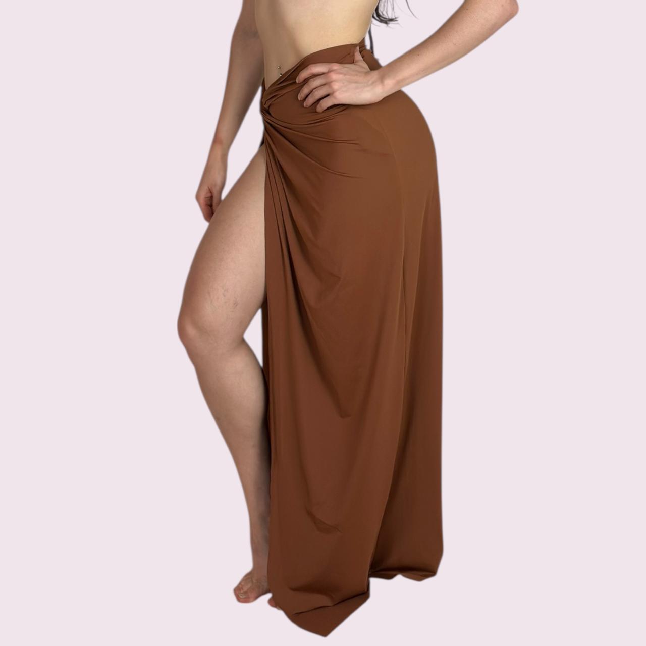 Saia de Praia Nó Terracota