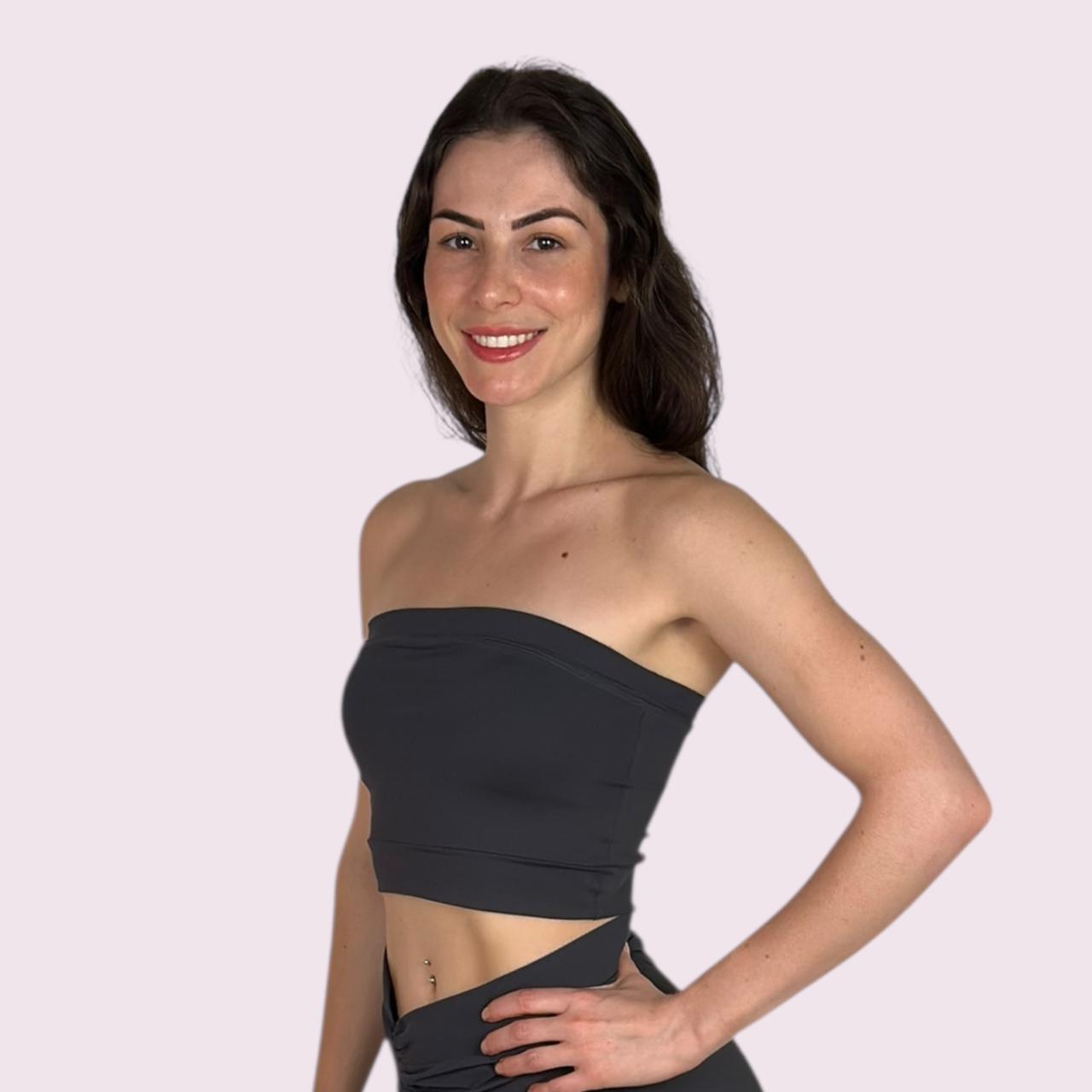 Top Tomara Que Caia Suplex Grafite