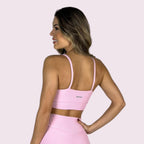 Top Isa Cotelê Rosa Candy